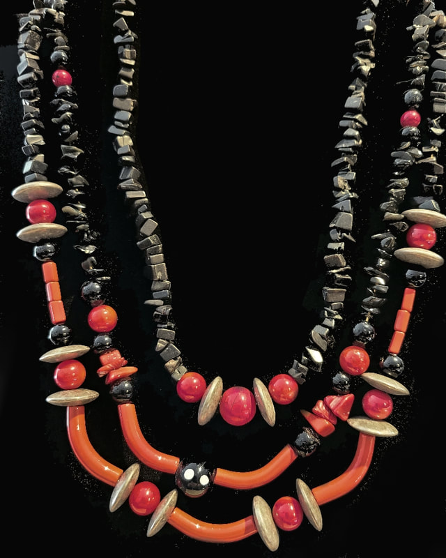 3-Dtrand necklace - Linda Levy has been creating Jewelry, Necklaces, Earrings, Gemstone jewelry, handcrafted, original art, in Santa Cruz California
Linda Levy has been creating Jewelry, Necklaces, Earrings, Gemstone jewelry, handcrafted, original art, in Santa Cruz California
